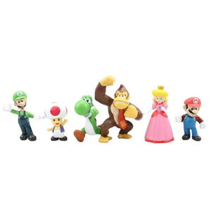 Set di 6 <span class=keywords><strong>Pezzi</strong></span> di Giocattoli <span class=keywords><strong>Mario</strong></span> in PVC, Miniature per Bambini, Serie Super <span class=keywords><strong>Mario</strong></span> - Product Image 5
