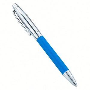 Wholesale New Pu Leather Engravable Logo Twist-Action 1.0Mm Metal Ballpoint Business Advertising Gift <b>Pens</b> - Product Image 1