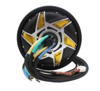 Moteur CC sans balais YMmotor 12 " 25000W, adapté aux vélos électriques et scooters, haute efficacité, modèle universel 48v-96v