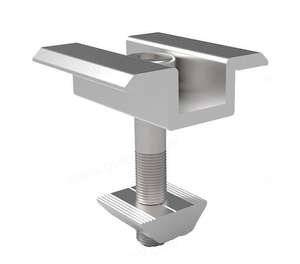 Collier de fixation central solaire en acier inoxydable GT-MC-U2 avec <span class=keywords><strong>crochet</strong></span> pour toiture en tôle, résistance au vent 10 kW, résistance à la <span class=keywords><strong>neige</strong></span> 1,4 kN/m² - Product Image 2