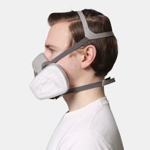 Masque anti-poussière spécial 6200 pour peinture en aérosol, ensemble de masque à gaz demi-visage avec protection oculaire pour l'industrie chimique - Product Image 2