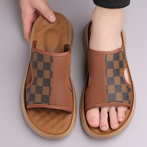 Sandalias informales de verano para hombre, con una correa, antideslizantes, suela suave, transpirables, resistentes al desgaste, zapatos de playa para exteriores - Product Image 3