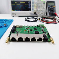 Módulo Gateway DTU WiFi 5G de Doble Puerto Serial, Router Industrial IoT PCBA para PLC, Programación Remota, Carga y Descarga de Programas, y Control Inteligente