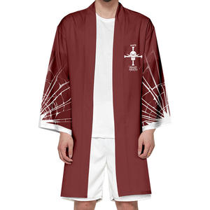 11 Styles Luffy <span class=keywords><strong>Zoro</strong></span> Law <span class=keywords><strong>Cosplay</strong></span> T-Shirt Cape Japonais Long Anime Kimono Haori Yukata Unisexe Vêtements - Product Image 5