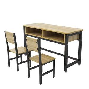 Nuevo Producto: Conjuntos de Escritorio y Silla Doble Personalizables para Aulas Universitarias, Sillas Escolares, Escritorio Escolar - Product Image 2