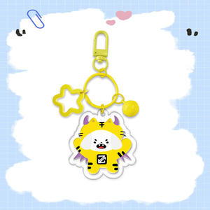 Llavero de acrílico GMM Thai Star al por mayor con cascabel, amuleto exclusivo para bolso de fan, llavero para <span class=keywords><strong>coche</strong></span>, colgante para teléfono - Product Image 4