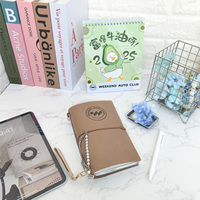 Carnet à pages intérieures remplaçables 2026 en cuir PU, agenda professionnel, journal de voyage personnalisé, coffret cadeau