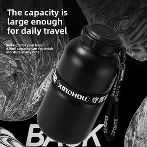 กระติกน้ำสแตนเลส 316 เก็บความร้อนความเย็น ขนาดใหญ่ พกพาสะดวก เหมาะสำหรับกิจกรรมกลางแจ้ง งานปาร์ตี้ พร้อมหน้าจอแสดงอุณหภูมิ สายคล้อง - Product Image 3