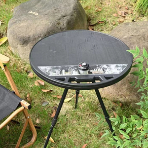 Compact Lightweight Foldable Portable Plastic Folding Mini <b>Table</b> for Picnic <b>Camping</b> Barbecue and Outdoor YZ-03 <b>Small</b> Plastic Fol - Product Image 2