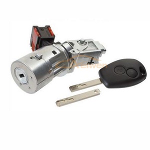 Aelwen-Interruptor de bloqueo de encendido y llave, Kit de 5 pines compatible con Renault Clio MK3 Modus <span class=keywords><strong>Kangoo</strong></span> OE 487004438R 8200214168 7701208408 - Product Image 5