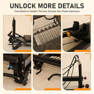 Torre Media Ajustable de Aleación de Aluminio para Pilates, para Uso Comercial en Estudios de Pilates, <span class=keywords><strong>Beneficios</strong></span> para la Salud para Principiantes - Product Image 5