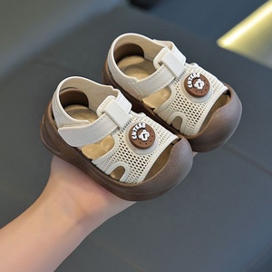 Sandali Pre-walk 2025 personalizzati per bambini e bambine, scarpe antiscivolo leggere, morbido, con fondo traspirante, sandalo - Product Image 1