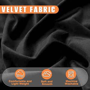 Stable Color Black Velvet Wrinkle Resistant Textile For Home Decoration Cushion Dress Garment Wholesale - Product Image 5