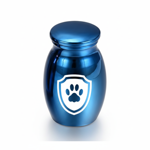 Urna de cremación de latón pequeña con estilo moderno Diseño clásico para cenizas de mascotas Suministros funerarios al por mayor Urna decorativa - Product Image 1