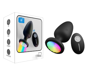 ปลั๊กทวารหนักเรืองแสงเครื่องนวดแบบสั่นแรงสูงเครื่องนวดหลังใช้ได้ทั้งชายและหญิงของเล่นทางเพศสำหรับผู้ใหญ่ทางเลือกของเล่น SM - Product Image 5