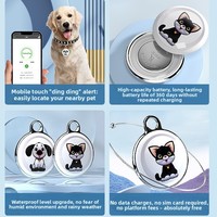Collier de localisation GPS intelligent pour animaux de compagnie, Bluetooth, téléphone portable, portefeuille, clé, étanche, certifié ROHS, haute endurance