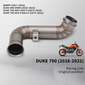 Tubo de Escape Intermedio para Motocicleta, Silenciador de Escape para 800NK DUKE 790 890 Adventure R Rally <span class=keywords><strong>KTM790</strong></span> KTM890 2018-2022 - Product Image 4