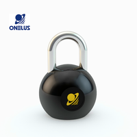 Cadenas de sécurité ONELUS 35R de qualité supérieure, corps en aluminium, levier unique, finition laminée, couleur personnalisée, déverrouillage par clé