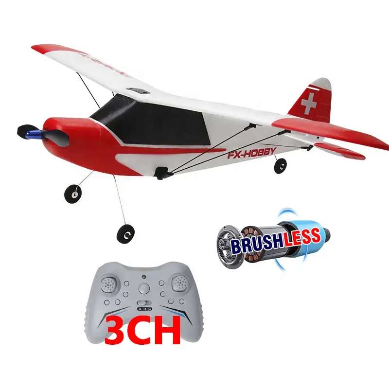 Cessna 172 Sonic 2.4G 3CH 6G Gyro Brushless Aerobatic Radio Control Hobby Airplane RC Trainer Aircraft Flight Stabilisation