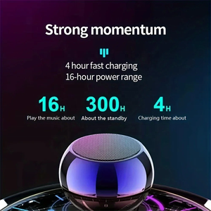 Altavoz LED Inalámbrico M3, Portátil, con Bajos Estéreo, <span class=keywords><strong>para</strong></span> Cine en Casa, Resistente al Agua, <span class=keywords><strong>para</strong></span> Fiestas al Aire Libre, Mini Altavoz BT Pequeño y Colorido - Product Image 4