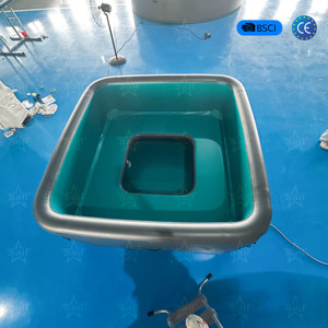 Baignoire de massage gonflable en PVC épaissi avec siège, <span class=keywords><strong>2m</strong></span>, portable, à bulles d'air, spa, piscine familiale, vente en gros OEM d'usine - Product Image 2