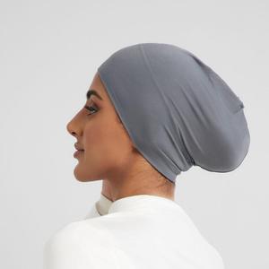 Muslim solid color under <b>hijab</b> <b>cap</b> daily stretchy Customizable Soft Stretchy Breathable Lightweight Durable - Product Image 2