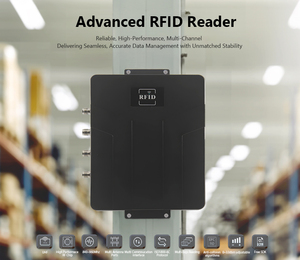 RS232 Wiegand UHF RFID Fixed Reader 4 Antenna Ports Long Range Access Control <b>Card</b> Reader for Warehouse Logistics Asset - Product Image 1