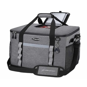 Bolsa de fiambrera plegable con asa y correa para el hombro, gran capacidad, bolsa térmica aislada - Product Image 6