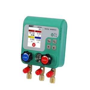 เกจวัดความดันดิจิตอล DUOYI DY523 สำหรับสารทำความเย็น ระบบ HVAC ทดสอบสุญญากาศ อุณหภูมิ และการรั่วไหล - Product Image 1