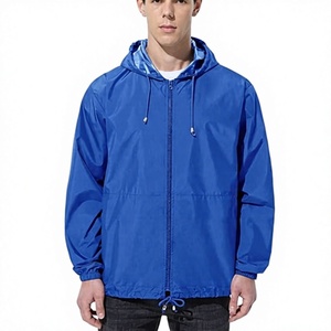 OEM Custom Waterproof and Windproof Outdoor <b>Jackets</b> <b>Running</b> Black Hooded Windbreaker <b>Jacket</b> for <b>Men</b> - Product Image 1