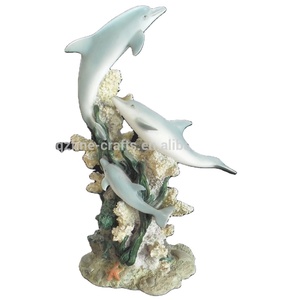 Polyresin <strong>Dolphin</strong> Fish tank Aquatic Decor Crafts Ornament - Product Image 1