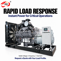 Groupe électrogène diesel de type ouvert triphasé 500 kVA/400 kW – Prix du groupe électrogène de secours pour l'alimentation d'urgence des hôpitaux