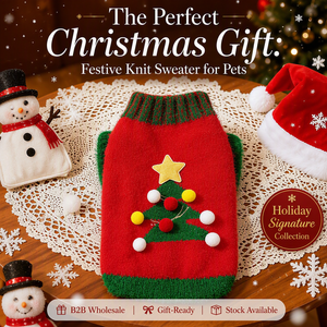 Suéter de Piel Sintética para Perros Pequeños, Jersey Cálido de Punto con Aberturas para las Patas, Ropa Acogedora de Navidad para Mascotas, <span class=keywords><strong>Chihuahua</strong></span>, Yorkie, Cachorro - Product Image 2