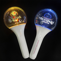 Longstargift Bâton lumineux LED en acrylique coloré, portable, à logo personnalisé, longue durée, pour fête, mariage, anniversaire, concert