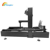 Profilé en aluminium argenté 8040 pour bricolage OEM Siège de jeu de conduite Kit d'assemblage de simulateur de course Sim 4080 mm Sim Rig Sim Racing Cockpit