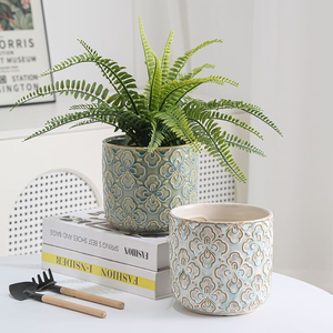 Macetas de Cerámica para Suculentas, Estilo Jardín, Acabado Esmaltado, con Orificio de Drenaje, Ecológicas y Duraderas, Venta al Por Mayor - Product Image 6