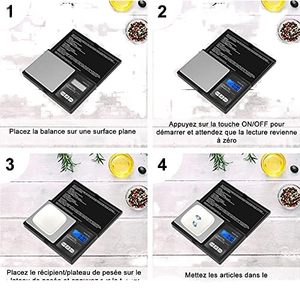 Báscula de joyería de bolsillo de alta Digital más vendida, equilibrio de peso de diamante, potencia de batería de 0,1g, suministro directo de fábrica para una precisión - Product Image 4