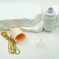 Flacon compte-gouttes mignon en forme d'ours de 30 ml avec chaîne, flacon vide en plastique pour emballages cosmétiques