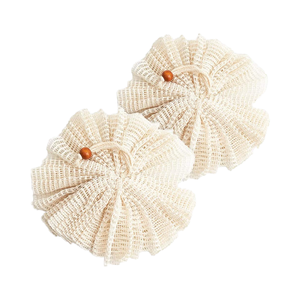 Éponge <span class=keywords><strong>de</strong></span> <span class=keywords><strong>Douche</strong></span> Multi-usages en Ramie 100 % Naturelle Eco, Gant <span class=keywords><strong>de</strong></span> Gommage Léger pour le Corps, Loofah avec Sac en Nylon PE Polyester - Product Image 4