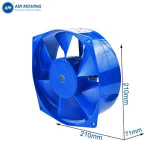 Ventilateur de refroidissement pour <span class=keywords><strong>armoire</strong></span> de machine à souder, produit authentique neuf AM21070H1B-C, AC 100/125V 0.35A 45W, 210X210X70mm - Product Image 3