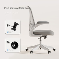 Chaise de bureau ergonomique en maille, vente directe d'usine en gros, accoudoirs réglables pivotants, cadre en acier inoxydable