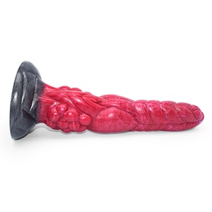 Dildo en silicone durable à motif d'arête de poisson au design Alien, avec ventouses puissantes, jouets sexuels pour femmes - Product Image 1