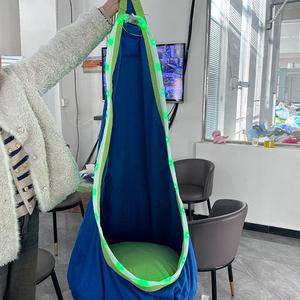 Nuevo Columpio Infantil de Tela, Silla Columpio de Lona para Interiores con Bolsa Inflable Tipo Capullo, Columpio Tipo Hamaca - Product Image 4