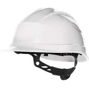 DELTA PLUS - QUARUP3BC Rotor adjustment white <b>safety</b> <b>helmet</b> - EAN 3295249174095 <b>HELMETS</b> - Product Image 1