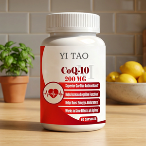 Cápsulas de CoQ10 de alta calidad de marca privada OEM para la salud cardiovascular y el apoyo de la energía celular, suplemento al por mayor. - Product Image 1