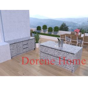 2025 Dorene Durable Bbq Island <span class=keywords><strong>Cuisine</strong></span> extérieure avec évier Grill <span class=keywords><strong>Four</strong></span> à pizza et réfrigérateur Cadre en acier <span class=keywords><strong>Mini</strong></span> armoire de <span class=keywords><strong>cuisine</strong></span> - Product Image 2