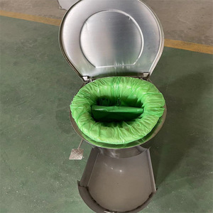 Inodoro de Acero Inoxidable con Funcionamiento Automático, Diseño Industrial de Montaje en Suelo, Taza Redonda, Descarga por Gravedad - Product Image 1