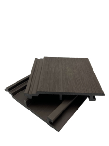 Panneau mural rainuré WPC en co-extrusion intégrale, composite bois-plastique étanche pour clôture <span class=keywords><strong>de</strong></span> <span class=keywords><strong>jardin</strong></span> extérieur, idéal pour l'hôtellerie, garantie 5 ans - Product Image 5