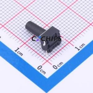 TS-1095S-A15B3-C2D2 Tactile Switch SMD,6x6mm Switch Single Pole Single Throw Round Button 2.5N Vertical Mount - Product Image 2
