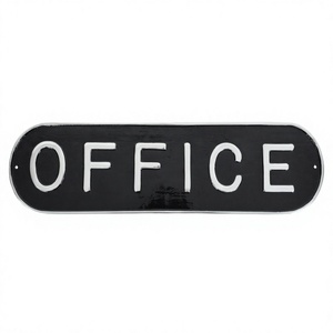 Panneau décoratif général Super Selling Plaque de bureau en fonte d'aluminium pour porte et mur Panneaux personnalisés de vente chaude à bas prix - Product Image 1
